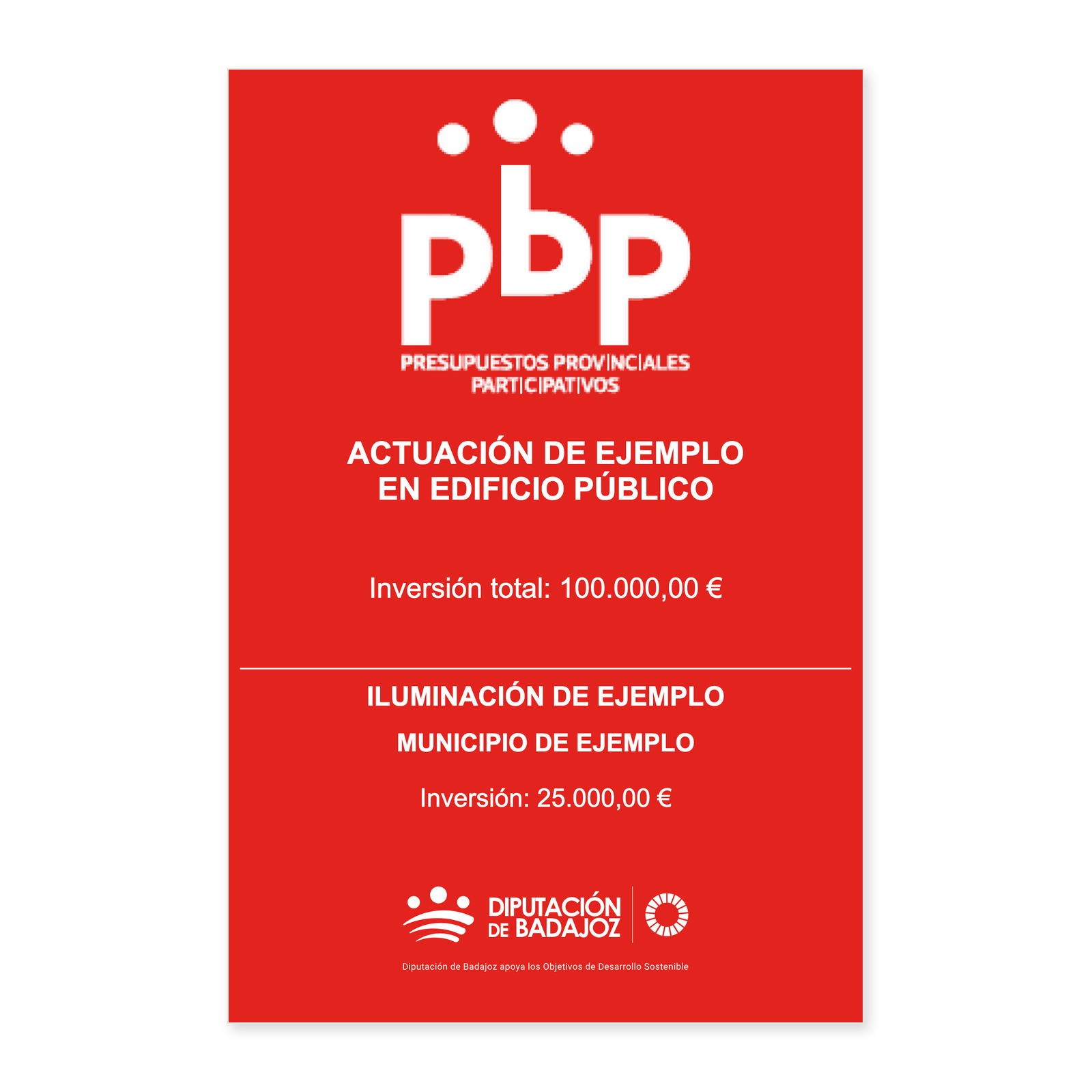 Presupuestos Provinciales Participativos Diputación de Badajoz