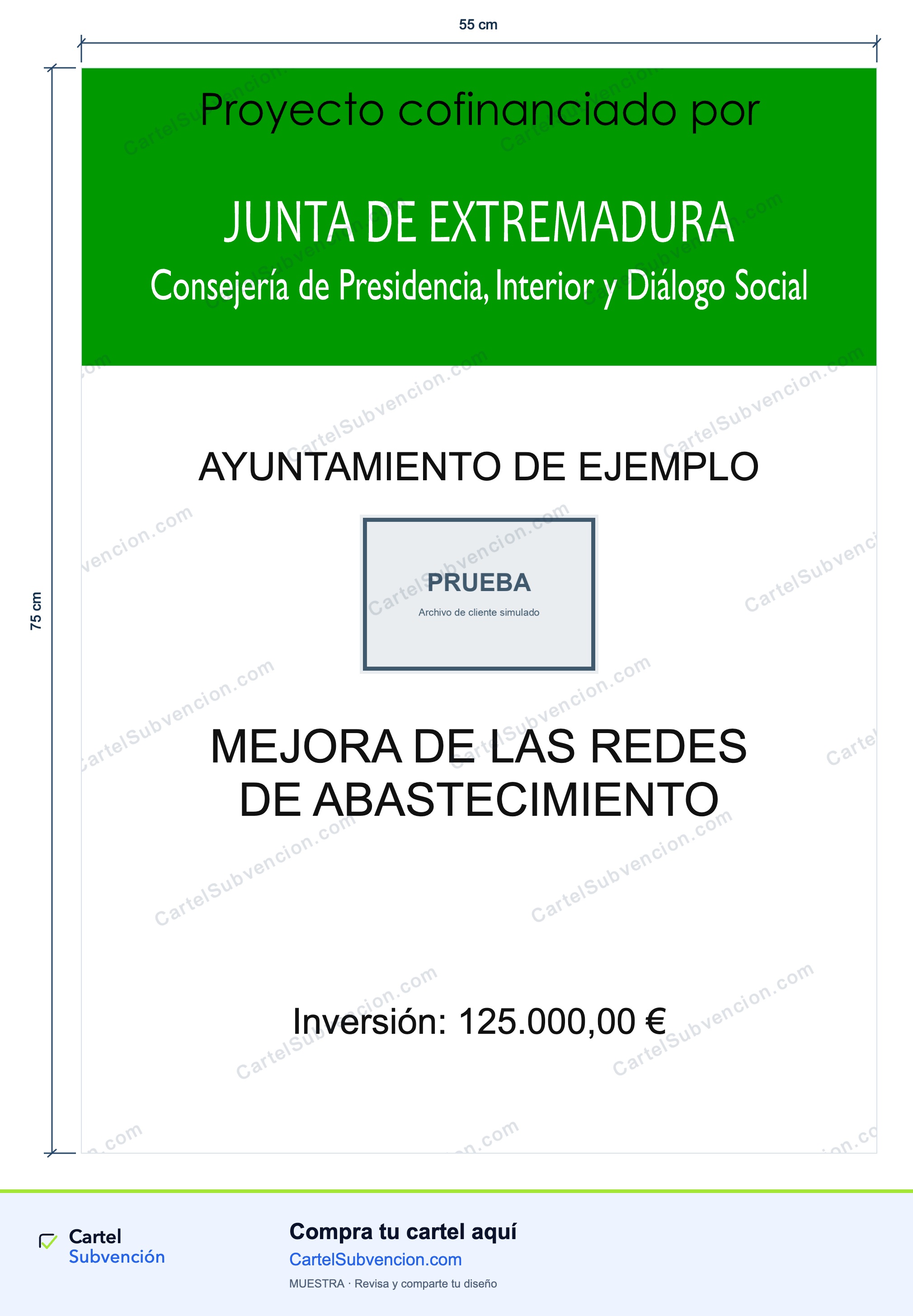 Cartel AEPSA Entidades Locales Extremadura 2025