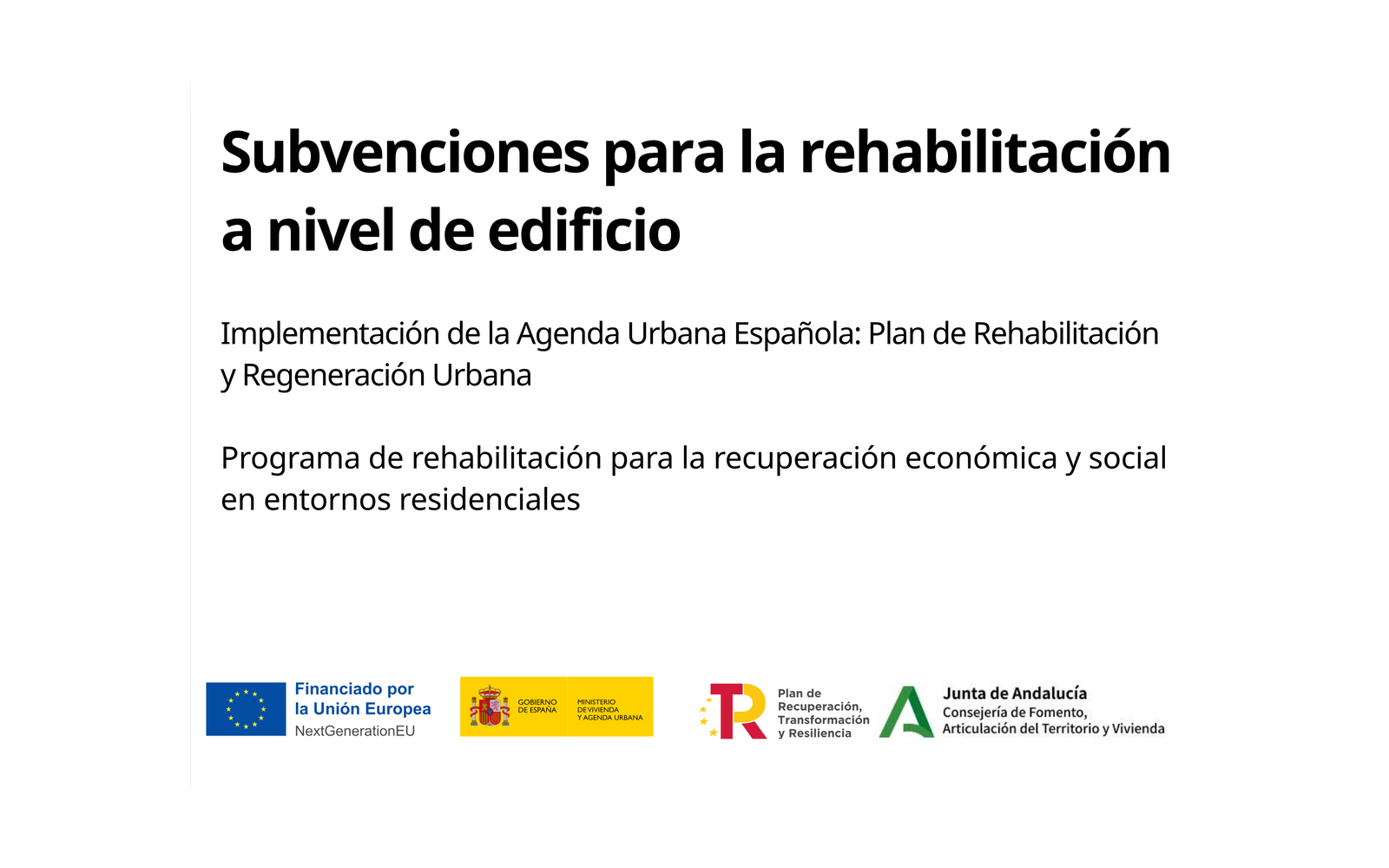 Ejemplo contextual de Placa definitiva Ecovivienda Línea 3 · Vivienda unifamiliar (Andalucía)