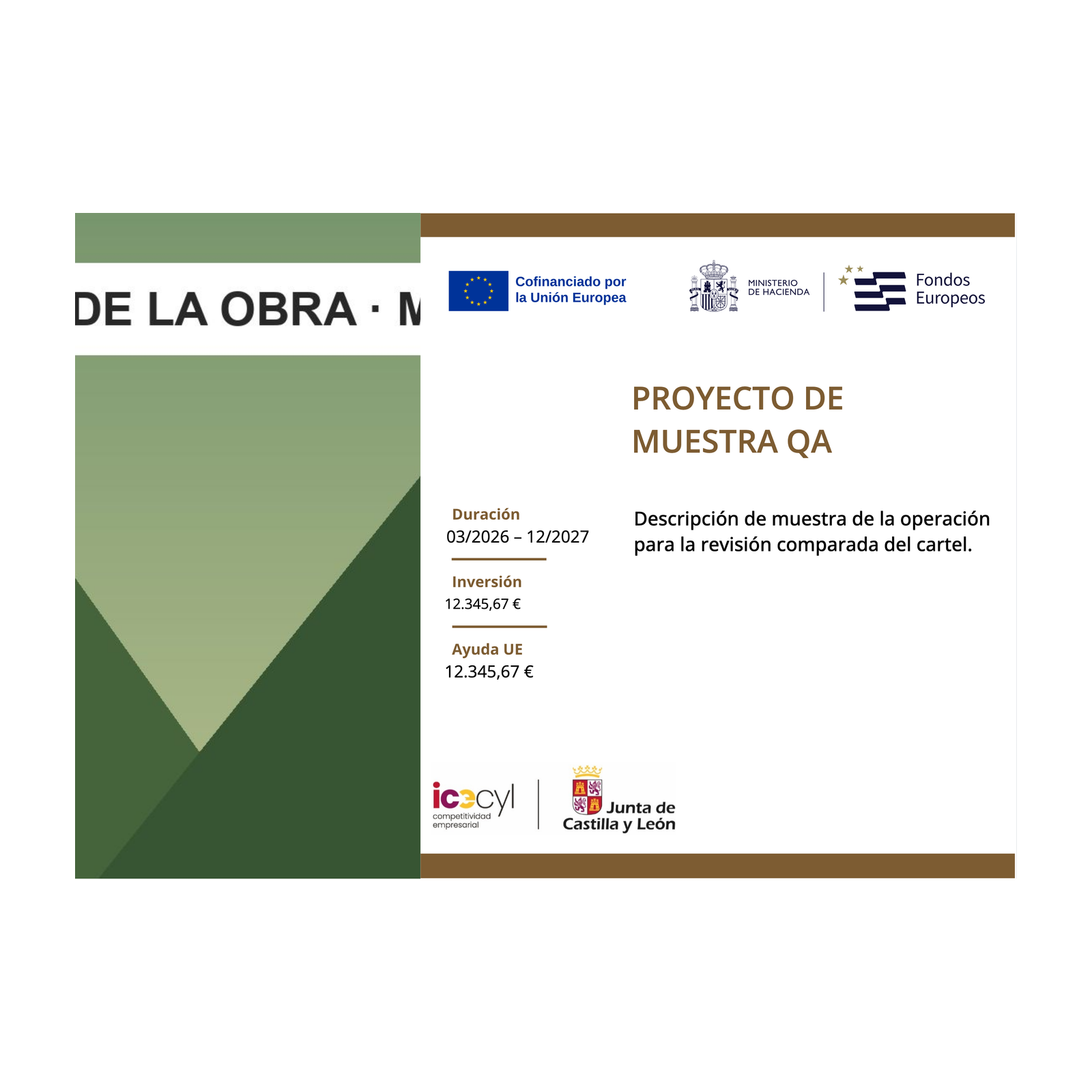 Cartel FTJ grandes empresas 2026 · Castilla y León