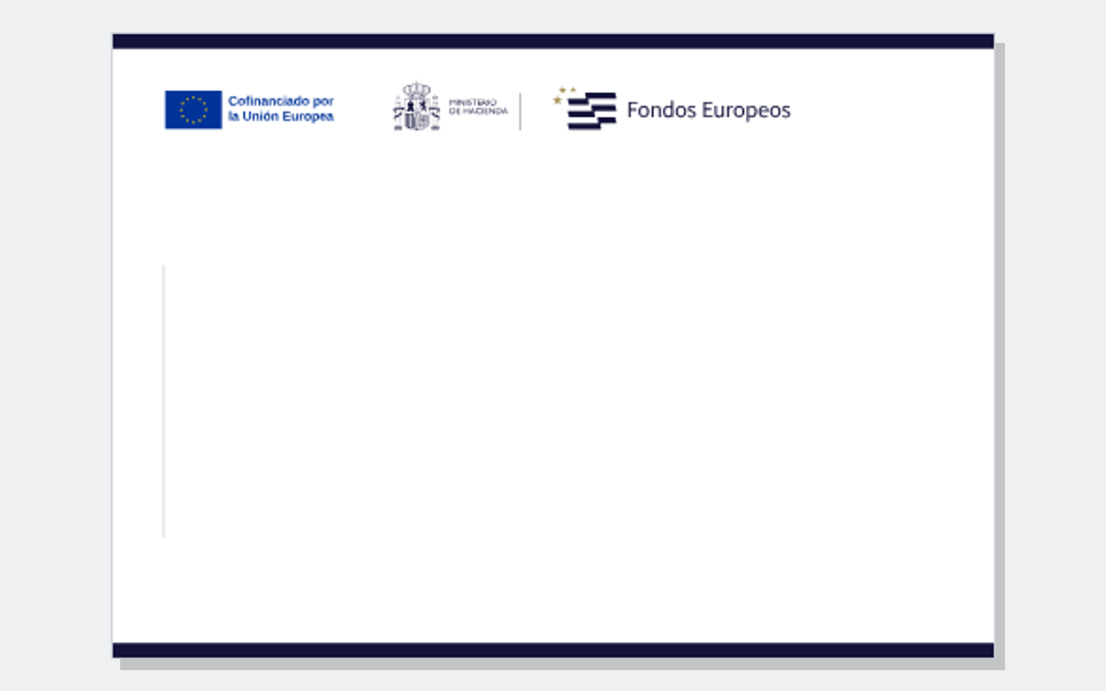 Ejemplo contextual de Cartel y placa FEDER 2021-2027 «Cofinanciado por la Unión Europea»