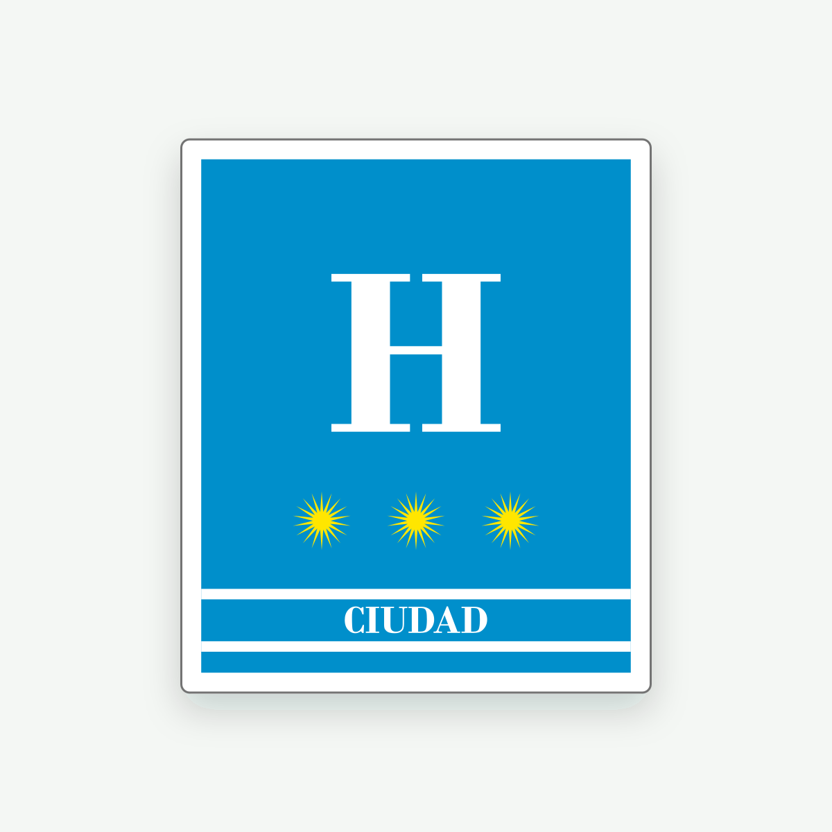 Placa de establecimiento hotelero de Andalucía