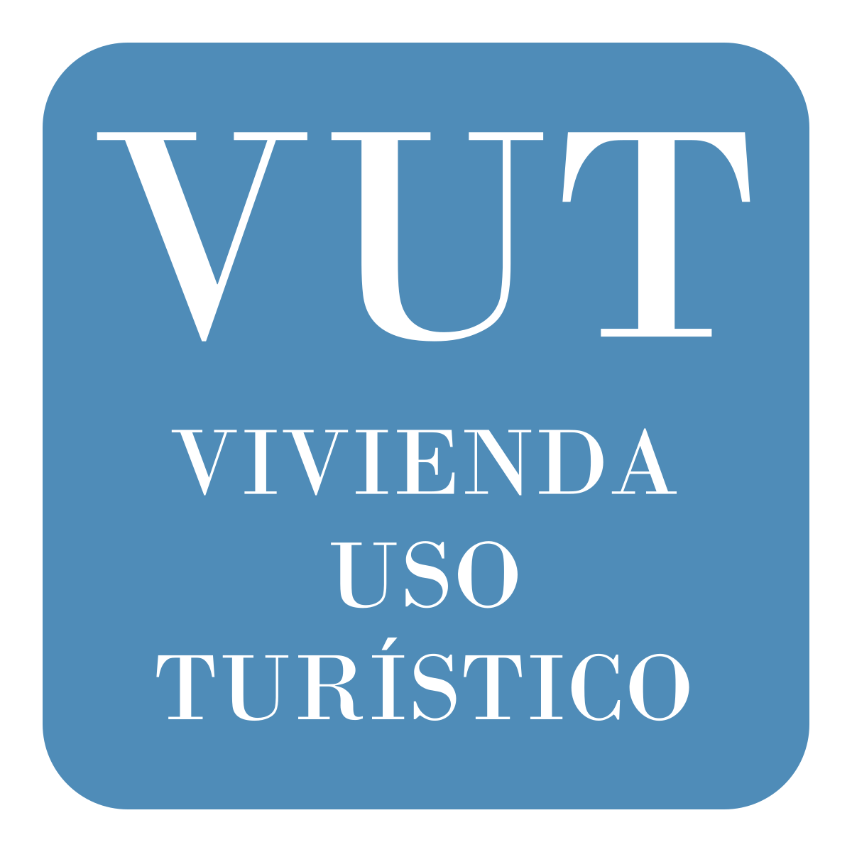 Placa de vivienda de uso turístico de Aragón