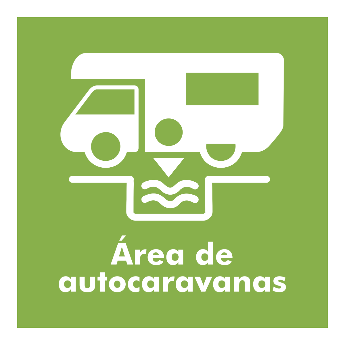 Placas de áreas y alojamientos al aire libre de Aragón