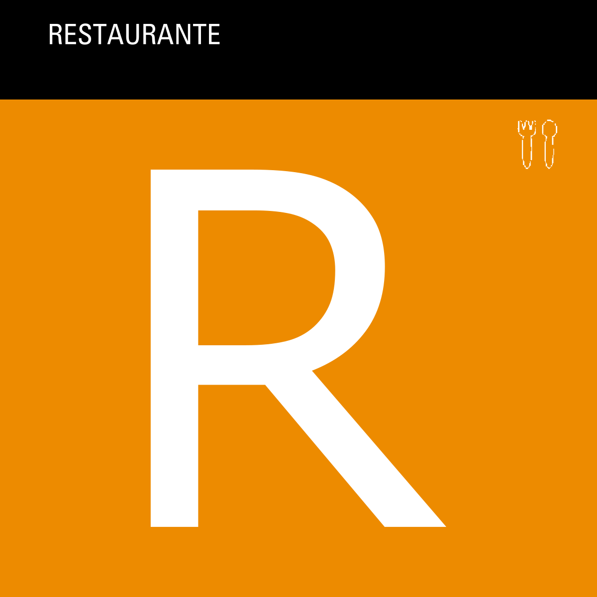 Placa de restaurante o bar-cafetería de Canarias