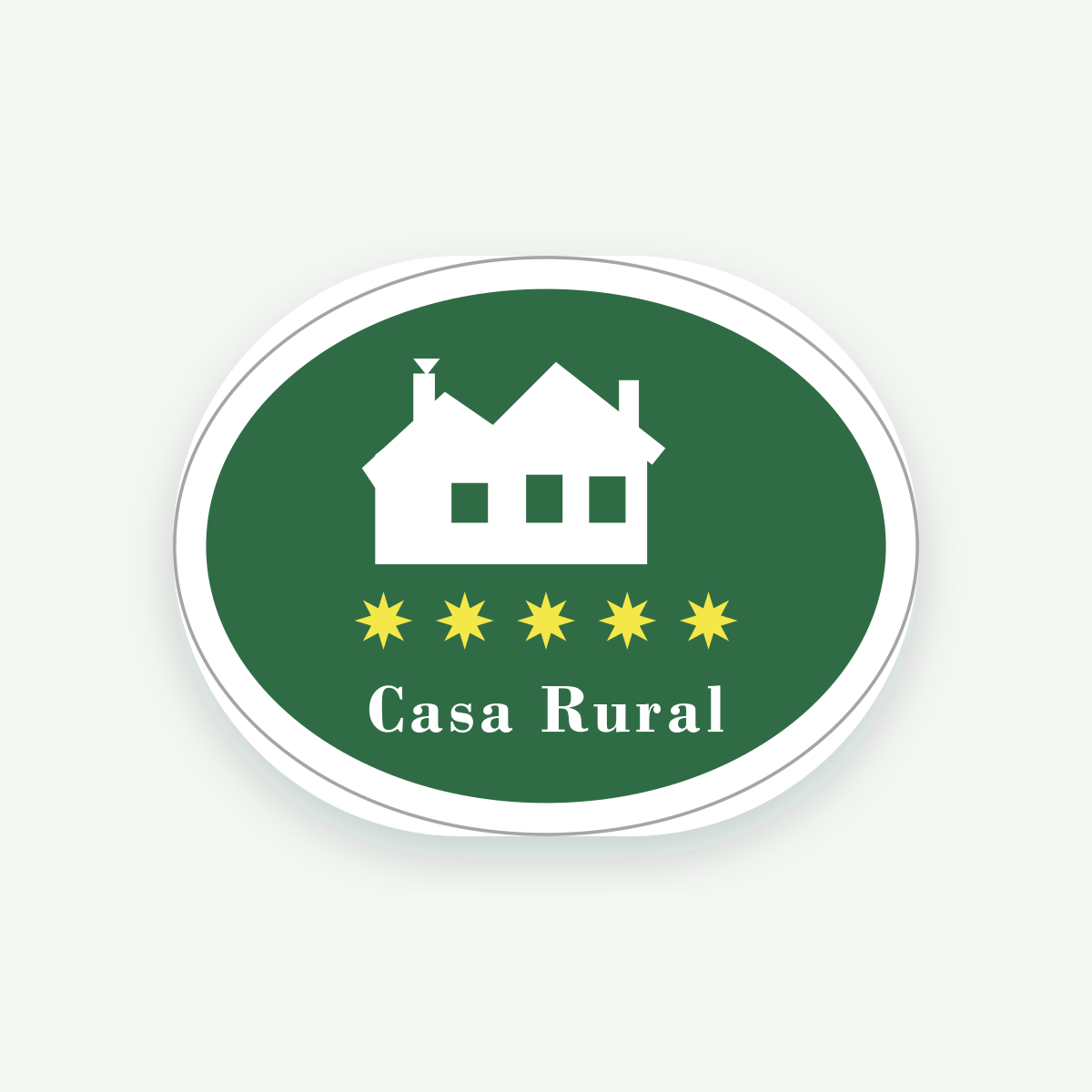 Placa de casa rural de La Rioja