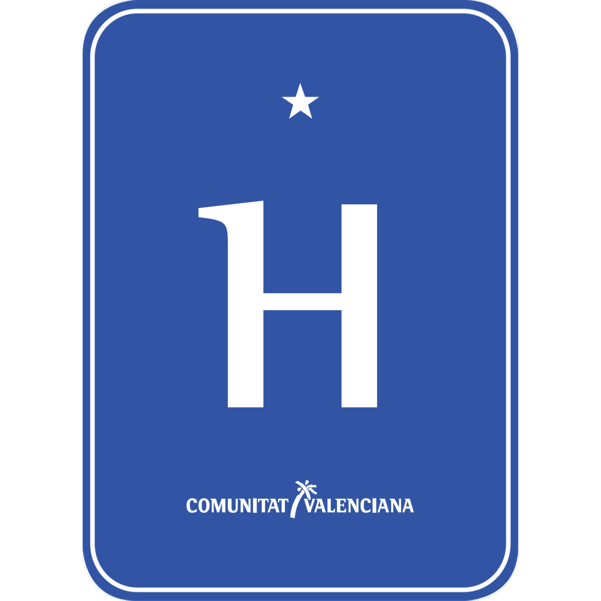Placa de hotel de la Comunitat Valenciana y variantes hoteleras