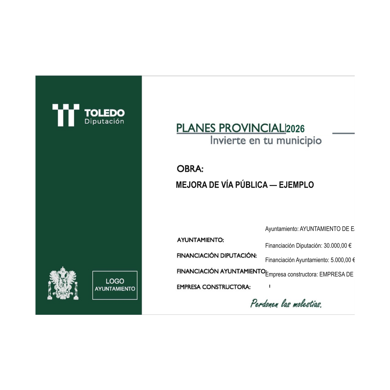 Plan Provincial de Toledo 2026