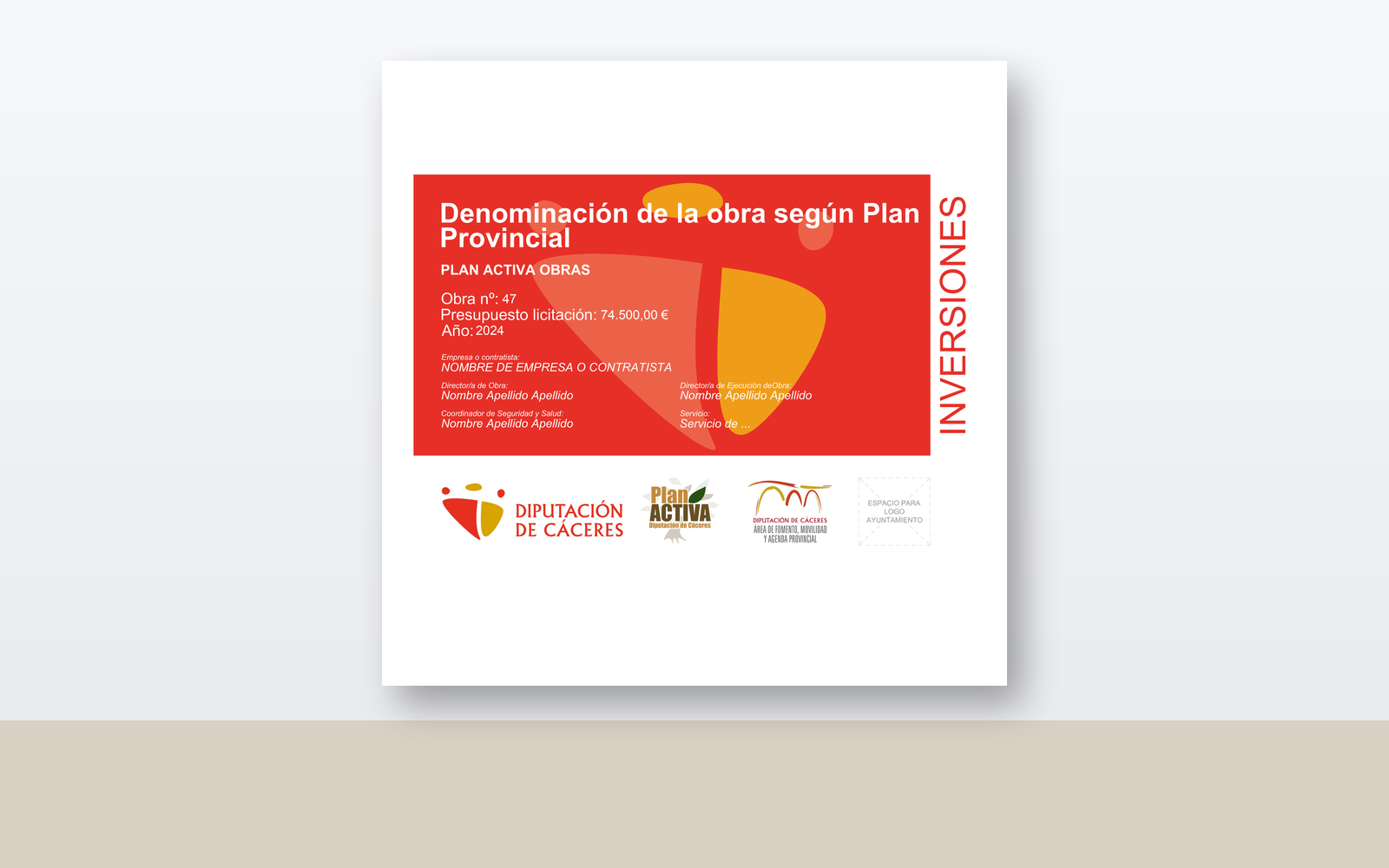 Ejemplo contextual de Plan Activa Diputación de Cáceres 2024