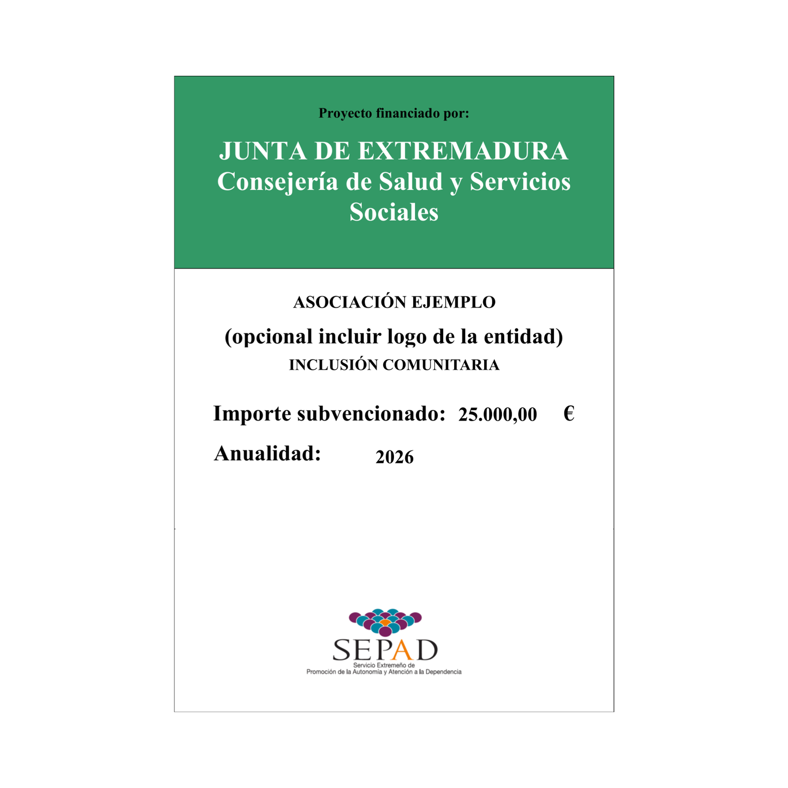 Proyectos de normalización para personas con discapacidad 2026
